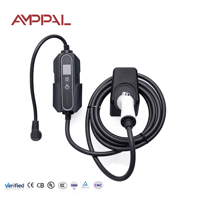 3.5kW Portable AC EV Charger with Acrylic Housing for Home & Travel