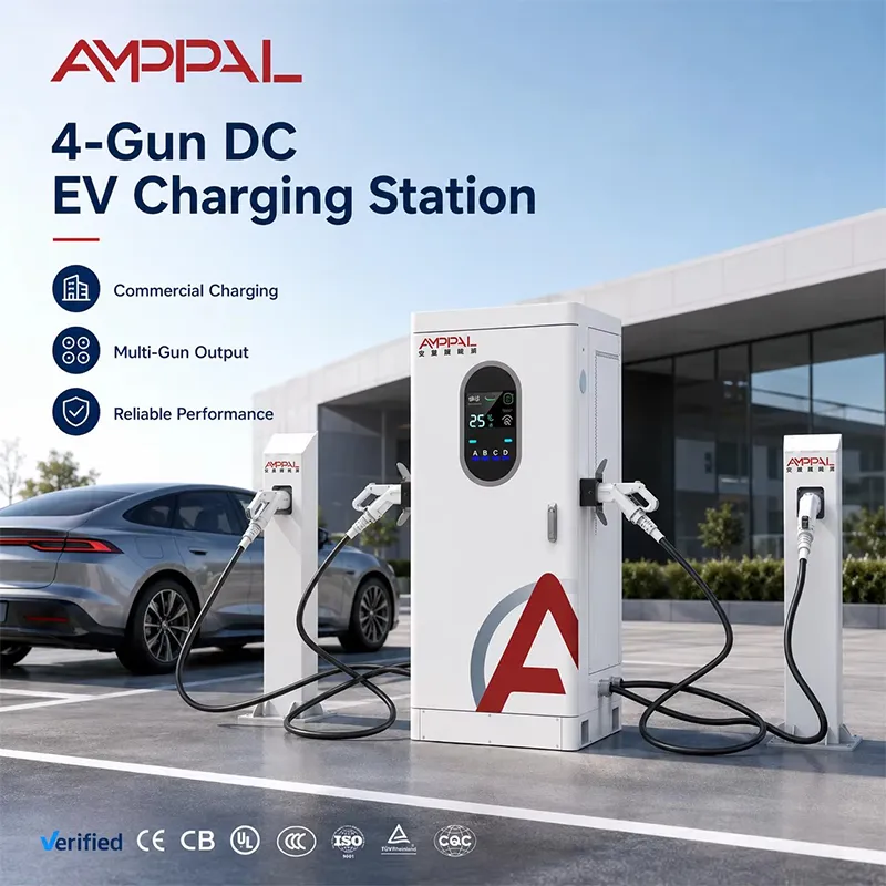 360kW Multi-Gun Ultra-Fast EV Charging Station for Highway Charging Hubs